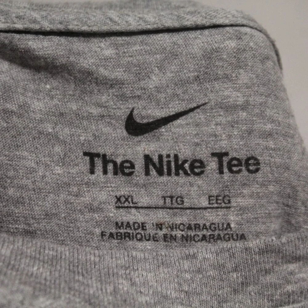 The Nike Tee Men Gray Tee Shirt Super Bowl Champions Los Angeles Ram Size XXL